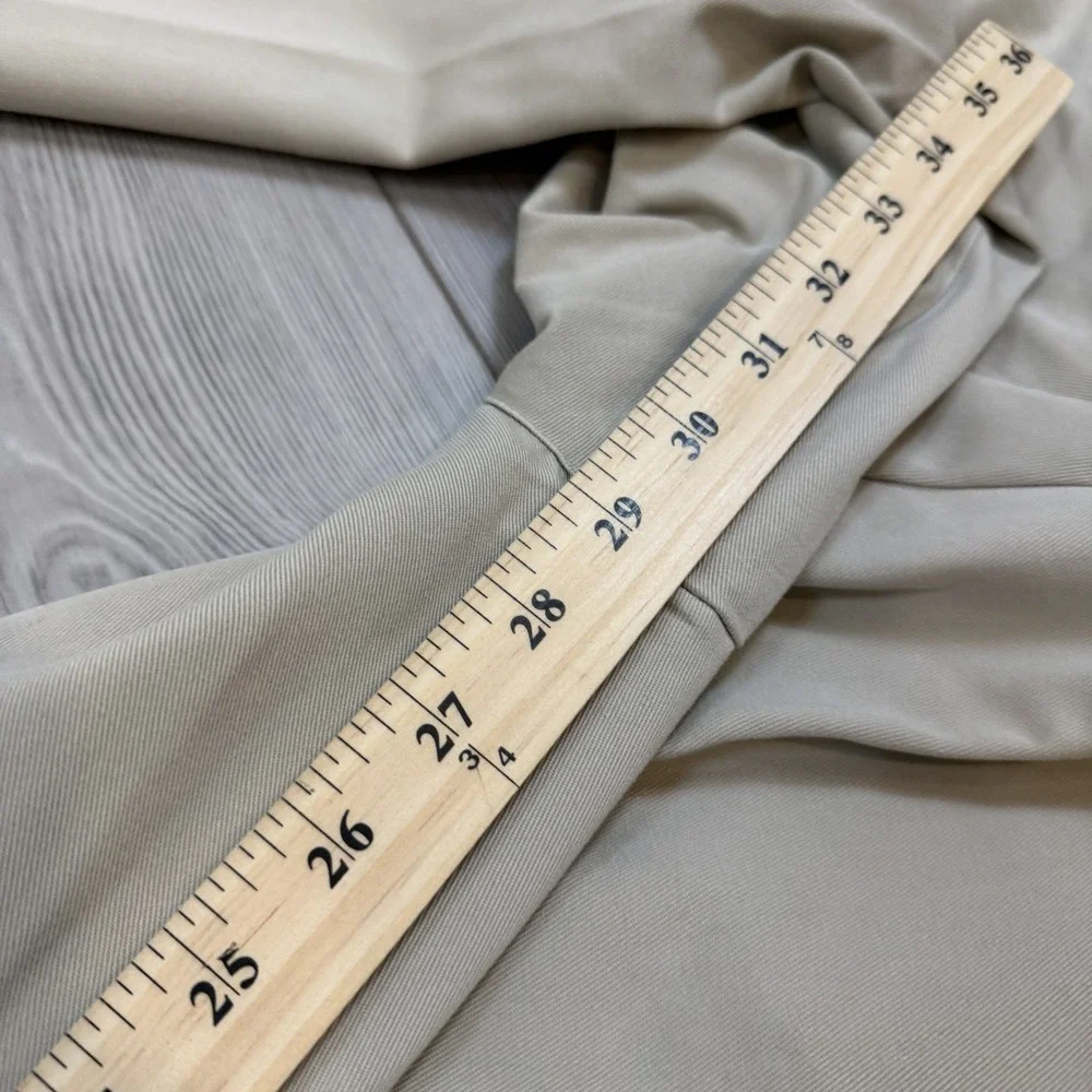Lot Of 2 Ralph Lauren Polo Pants 38x30 Hammond Pleated Cuffed Trousers‎ Beige